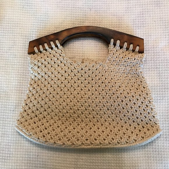 Vintage Macrame Handbag - Picture 3 of 5